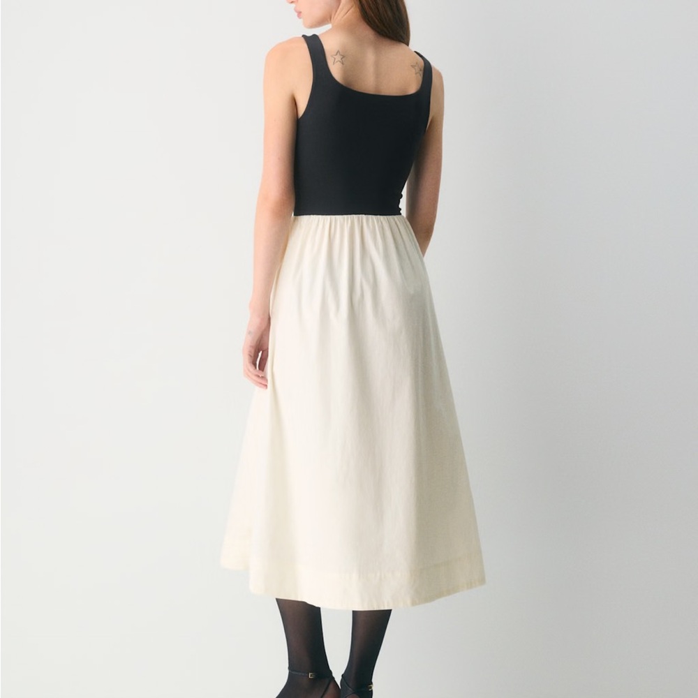 Aritzia Babaton Revive Midi Dress - Black/ Light Birch - Size S,M - Picture 4 of 9